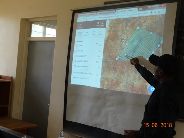 Mission planning in close range imaging for mapping of UoN Kibwezi Field Stn compound